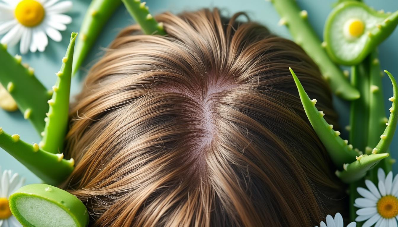 découvrez comment les ingrédients naturels peuvent apaiser et traiter le psoriasis du cuir chevelu de manière efficace et douce.