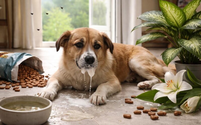 découvrez les différentes causes possibles du vomissement de mousse blanche chez les humains et les animaux, avec des explications claires pour mieux comprendre ce symptôme.