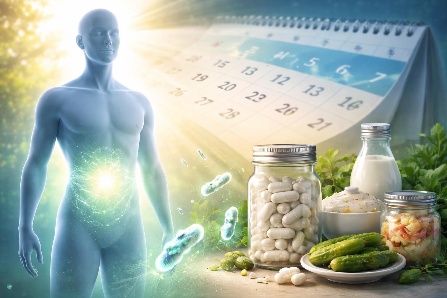 découvrez en combien de temps les probiotiques commencent à agir et les bienfaits qu'ils apportent pour votre santé. patience et persévérance récompensées !