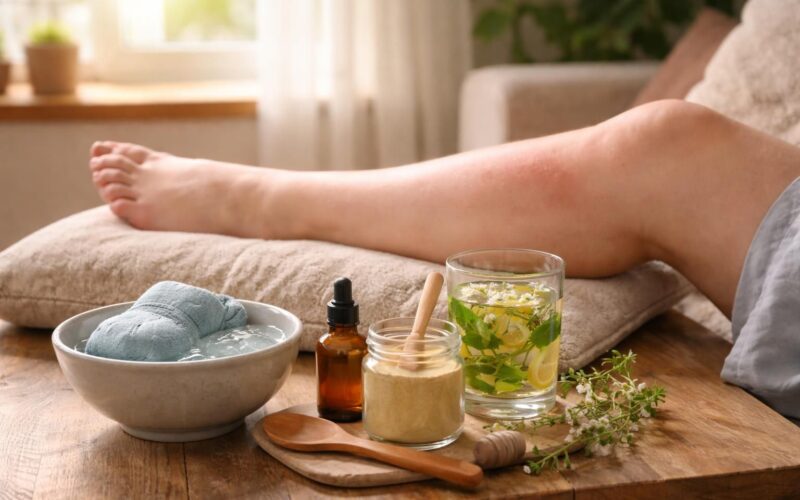 découvrez 10 remèdes de grand-mère efficaces pour soulager une jambe gonflée rapidement. astuces naturelles à essayer d'urgence pour retrouver confort et légèreté.