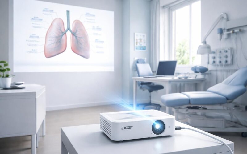 découvrez comment installer facilement le mini vidéoprojecteur acer dans une salle de soins pour optimiser vos présentations et formations médicales.