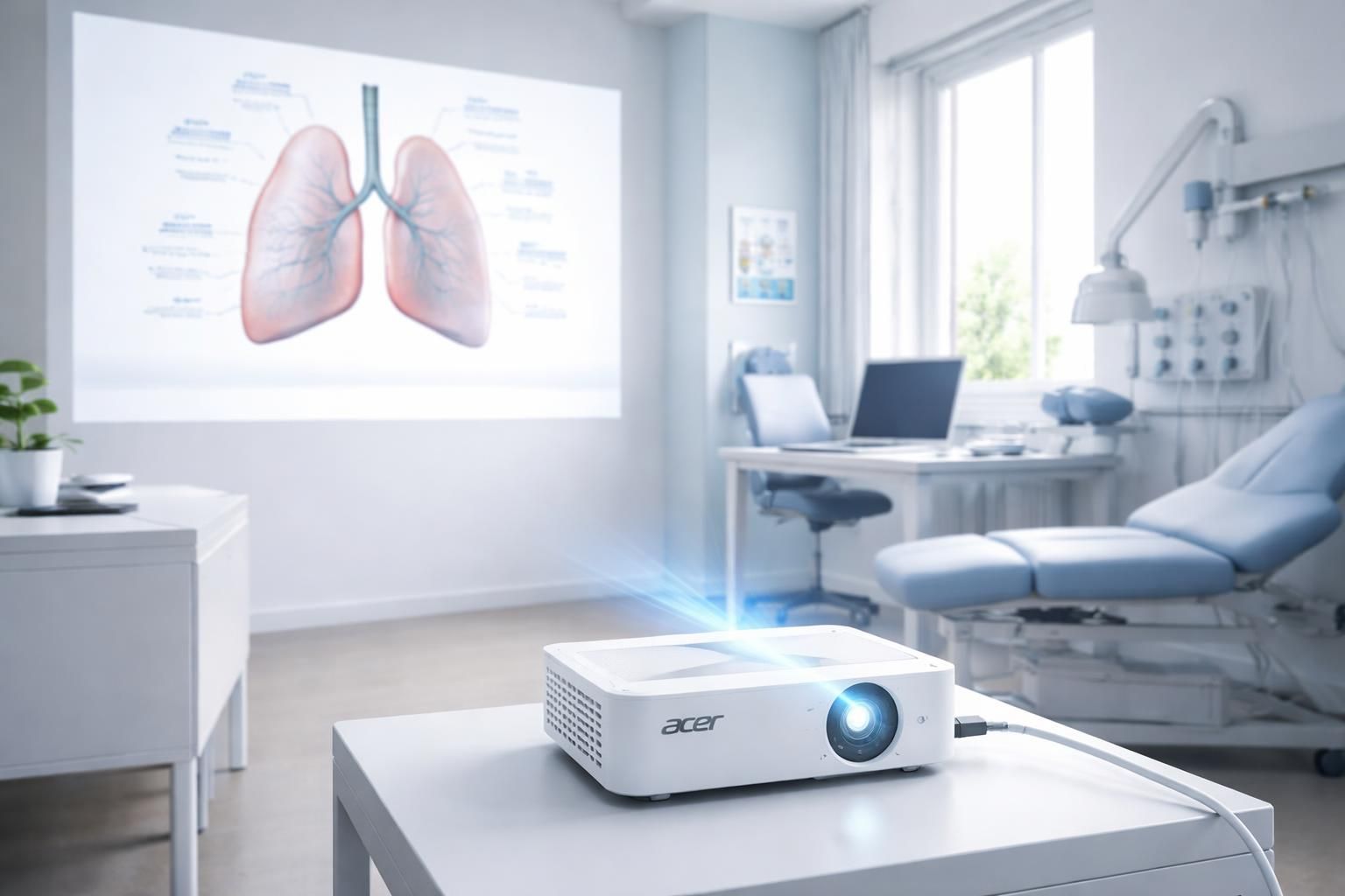découvrez comment installer facilement le mini vidéoprojecteur acer dans une salle de soins pour optimiser vos présentations et formations médicales.